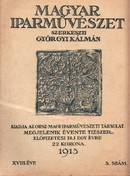 Online antikvárium: Magyar Iparművészet XVIII. évf. 5. sz.