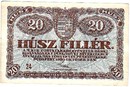 Online antikvárium: 20 Fillér, 1920.