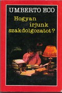 Online antikvárium: Hogyan írjunk szakdolgozatot?
