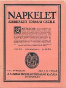 Online antikvárium: Napkelet 1930. november 1. VIII. évf. 11. sz.