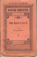Online antikvárium: 1848. márczius 15.