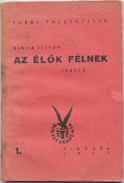 Online antikvárium: Az élők félnek. Versek. Első kiadás!