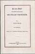 Online antikvárium: Buda-Pest és környékének helyrajzi története. Reprint kiadás