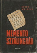 Online antikvárium: Memento Sztálingrád (Harctéri feljegyzések)