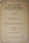 Online antikvárium: Állattani közlemények XXXIV. köt. 1-2 füzet