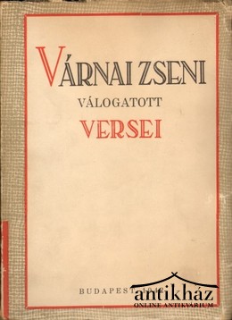 Várnai Zseni - válogatott versei 1914-1942