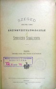 Helytörténet / Szeged szab. kir. város köztörvényhatóságának szervezési szabályzata