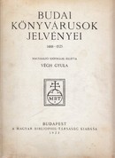 Végh Gyula - Budai könyvárusok jelvényei 1488-1525