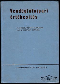 Könyv: Vendéglátóipari értékesítés