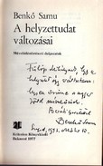 Online antikvárium: A helyzettudat változásai. Dedikált!