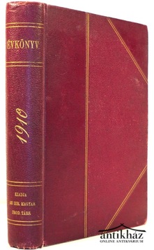 Könyv: Zsidó évkönyv 1910. Bánóczi