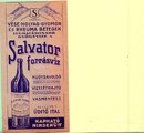 Online antikvárium: Salvator forrásvíz. Vese-hólyag- gyomor és rheuma betegek leghatásosabb gyógyvize.