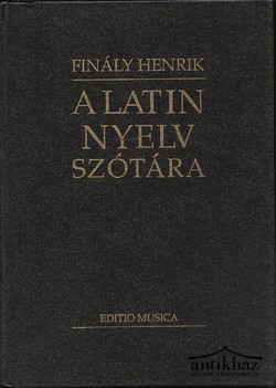 Könyv: A latin nyelv szótára
