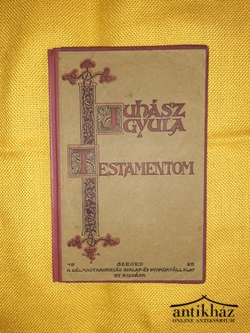 Könyv: Testamentom Első kiadás!