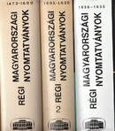 Online antikvárium: Régi magyarországi nyomtatványok 1-3 kötet (MTA,OSZK, Bibliográfia)