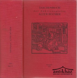 Könyv: Taschenbuch der Auktionspreise Alter Bücher