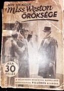 Online antikvárium: Miss Weston öröksége (The Man in the Red Mask)