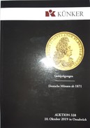 Online antikvárium: Künker Auktion 328 Catalog okt. 2019 - Goldprägungen (Künker aukciós katalógus 2019 október - Aranypénzek)