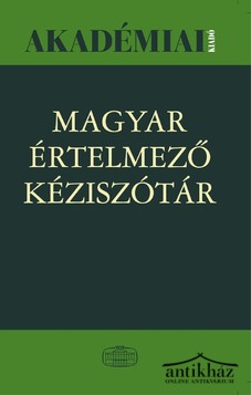 Könyv: Magyar értelmező kéziszótár