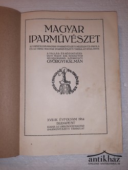 Könyv: Magyar Iparművészet 1914. évfolyam