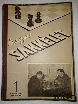 Könyv: Magyar Sakkélet 1954. (IV. évf. 1-12. szám)
