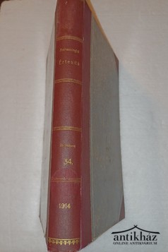 Könyv: Archaeológiai értesítő 34. kötet (1914)
