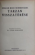 Online antikvárium: Tarzan visszatérése