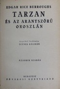 Online antikvárium: Tarzan és az aranyszőrű oroszlán