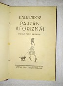 Online antikvárium: Kner Izidor pajzán aforizmái (Számozott, dedikált!)