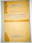 Online antikvárium: A Trianoni Szerződés területi rendelkezéseinek jogi természete