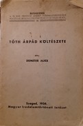 Online antikvárium: Tóth Árpád költészete (Dedikált!)