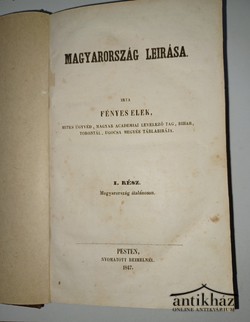 Könyv: Magyarország leírása 1-2.