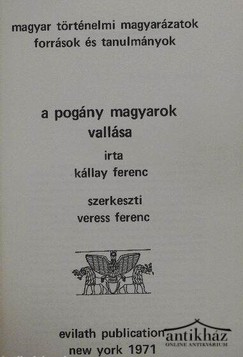 Könyv: A pogány magyarok vallása