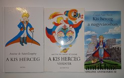 Könyv: A kis herceg + A kis herceg visszatér + Kis herceg a nagyvárosban
