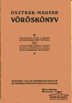 Könyv: Osztrák-magyar vöröskönyv