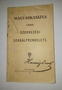 Online antikvárium: Magyarkanizsa Város Szerevezési Szabályrendelete