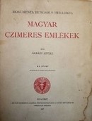 Online antikvárium: Magyar czimeres emlékek - Monumenta Hungariae Heraldica. III. füzet (Harminczegy színes melléklettel)