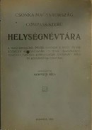 Online antikvárium: Csonka-Magyarország Compass-szerű Helységnévtára