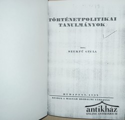 Könyv: Történetpolitikai tanulmányok (Bekötött fénymásolat)