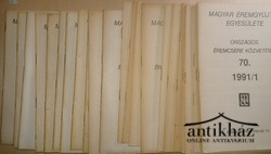 Könyv: Magyar Éremgyűjtők Egyesülete Országos éremcsere közvetítés füzetek