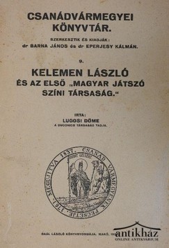Könyv: Kelemen László és az első 