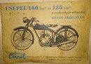 Online antikvárium: Csepel 100 cm3 és 125 cm3 motorkerékpár-alkatrész képes árjegyzék