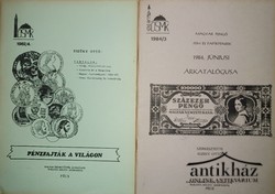 Könyv: Pénzfajták a világon + Magyar pengő fém- és papírpénzek 1984 júniusi árkatalógusa