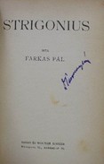 Online antikvárium: Strigonius