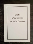 Online antikvárium: Cion Bölcseinek Jegyzőkönyvei