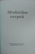 Online antikvárium: Afrodiziákus receptek