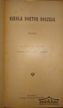 Könyv: Nikola doktor bosszúja
