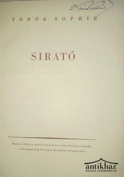 Könyv: Sirató