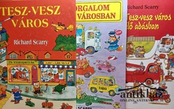 Könyv: Tesz-vesz Város + Csúcsforgalom Tesz-vesz Városban + Tesz-vesz Város élő adásban