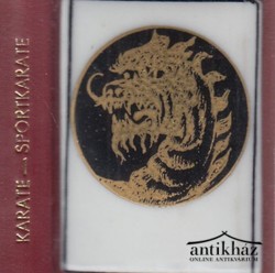 Könyv: Karate-Sportkarate (számozott, minikönyv) (Szász Endre által készített porcelán díszítéssel)